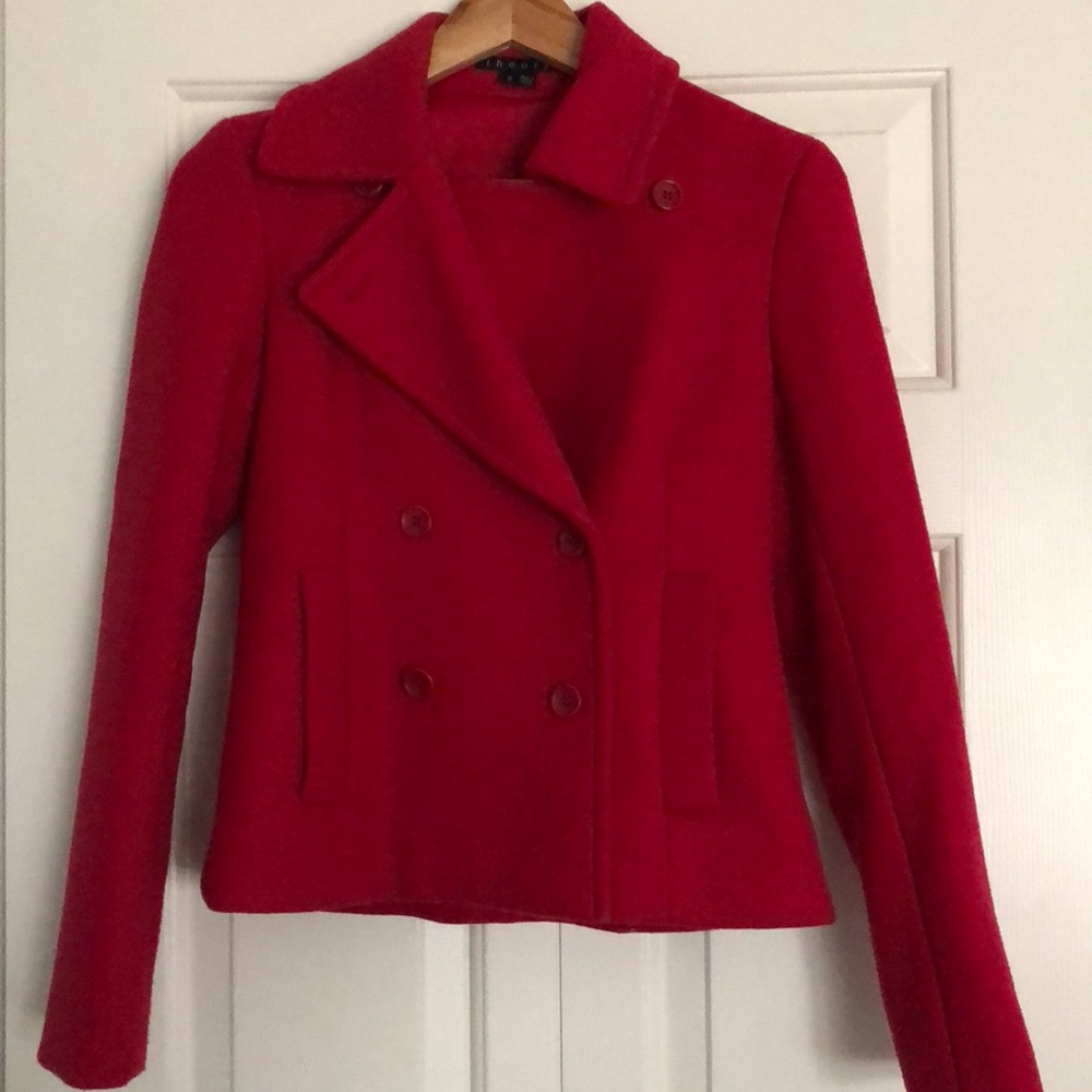 Theory wool peacoat.